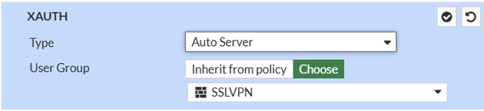 Configuração de XAUTH com Auto Server e grupo de usuários