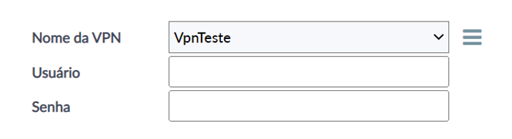 Conexão VPN IPsec criada no FortiClient